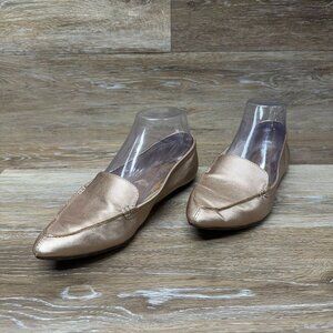 Me Too Cori Metallic Bronze Pointy Toe Flats Women's Size 6.5M